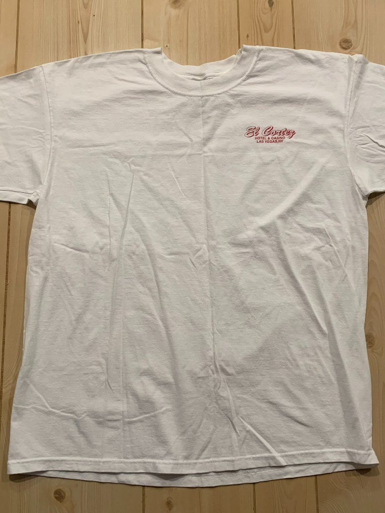 Vintage Y2k El Cortez Hotel Casino Las Vegas Nevada Souvenir Tourist T-Shirt Xl